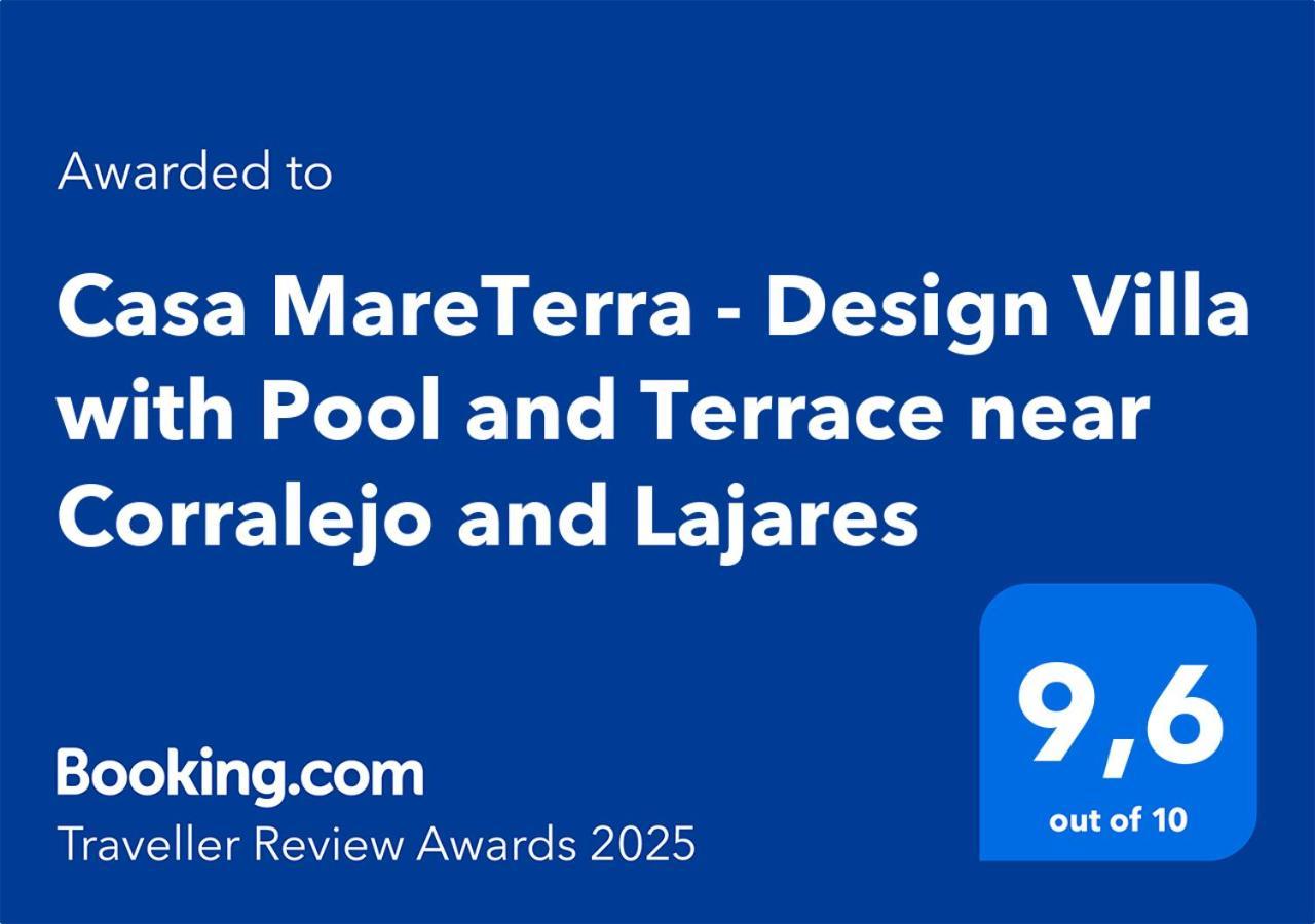 Casa Mareterra - Design Villa With Pool And Terrace Near Corralejo And Lajares 외부 사진